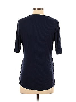 Isabel Maternity Short Sleeve Henley (view 2)
