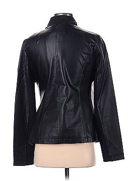Momo Faux Leather Jacket (view 2)