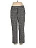 H&M Houndstooth Marled Grid Plaid Tweed Chevron-herringbone Gray Dress Pants Size 12 - photo 1