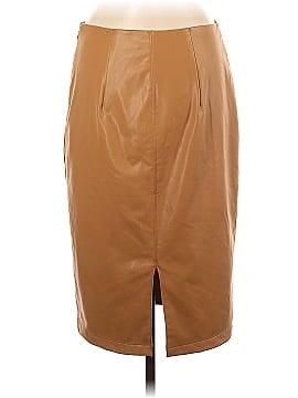 Express Faux Leather Skirt (view 2)
