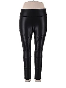 WALKPOP Faux Leather Pants (view 1)