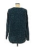 Zenana Premium 100% Polyester Marled Teal Pullover Sweater Size XL - photo 2