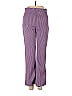 Zara Houndstooth Jacquard Marled Grid Chevron-herringbone Stripes Chevron Purple Casual Pants Size M - photo 1