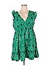 Shein 100% Polyester Tortoise Floral Motif Paisley Tropical Green Casual Dress Size 3XL (Plus) - photo 1