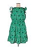 Shein 100% Polyester Tortoise Floral Motif Paisley Tropical Green Casual Dress Size 3XL (Plus) - photo 2