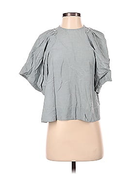Rachel Comey Short Sleeve Silk Top (view 1)