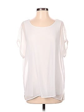 White House Black Market Short Sleeve Blouse (view 1)