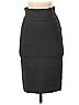 BCBGMAXAZRIA Solid Black Casual Skirt Size 5 - photo 1