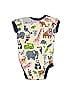 Little Blue House Heritage 100% Cotton Graphic Animal Print Pink Short Sleeve Onesie Size 3-6 mo - photo 2