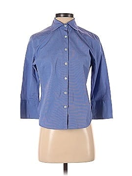 Faconnable 3/4 Sleeve Button-Down Shirt (view 1)