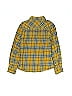 J.Crew 100% Cotton Plaid Yellow Long Sleeve Button-Down Shirt Size 6 - photo 2