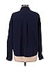 En Thread 100% Polyester Color Block Blue Long Sleeve Blouse Size M - photo 2