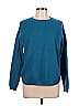 Merokeety Solid Teal Pullover Sweater Size L - photo 1