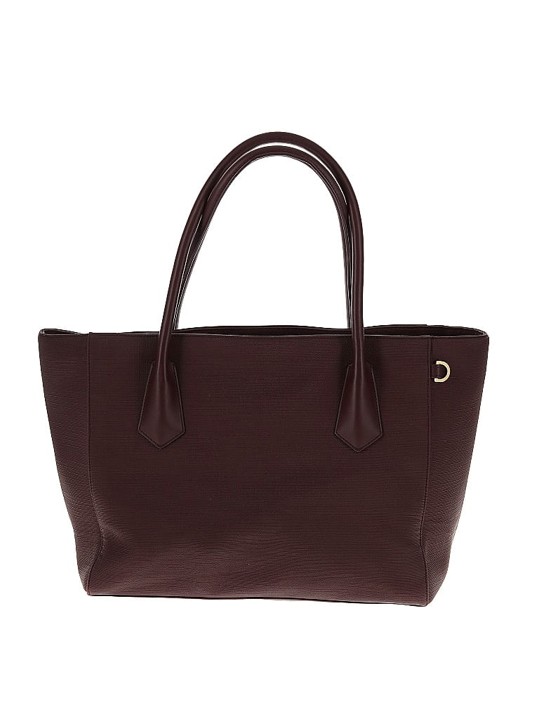 Dagne Dover Solid Burgundy Tote One Size - photo 1