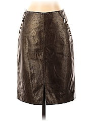 Worth New York Faux Leather Skirt