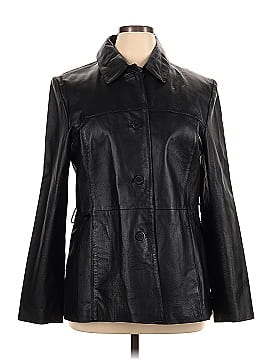 New York & Company Leather Jacket (view 1)