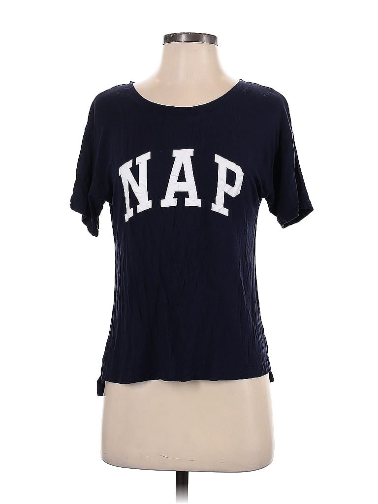 Pre-owned Gap Body Short Sleeve T-shirt In Blue