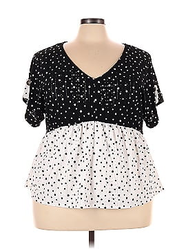 Belle By Belldini Short Sleeve Blouse (view 1)