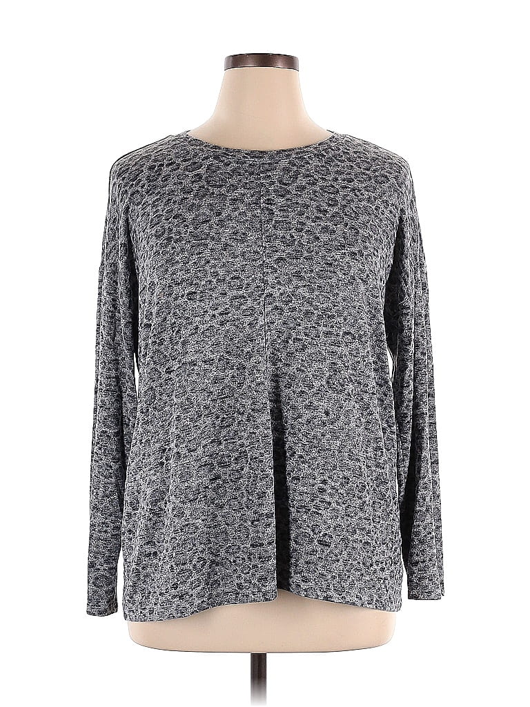 Liz Claiborne Gray Pullover Sweater Size XL (Estimated) - photo 1