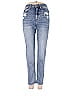 American Eagle Outfitters Marled Tortoise Hearts Stars Blue Jeans Size 00 - photo 1