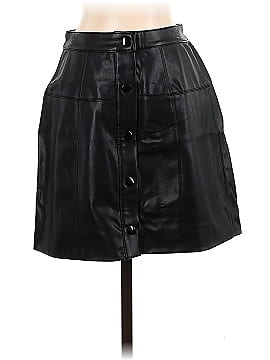 For The Republic Faux Leather Skirt (view 1)