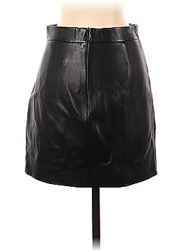 Michelle Mason Faux Leather Skirt (view 2)