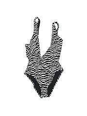 Solid & Striped One Piece Swimsuit