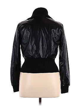 Miley Cyrus & Max Azria Faux Leather Jacket (view 2)