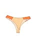 Shein Color Block Orange Swimsuit Bottoms Size L - photo 2