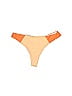 Shein Color Block Orange Swimsuit Bottoms Size L - photo 1