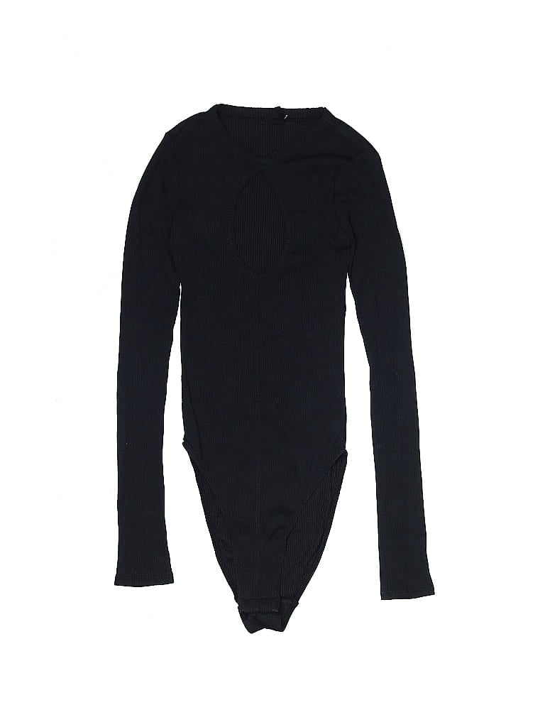 Pre-owned Out From Under Bodysuit In Black