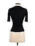 Express 100% Polyester Black Short Sleeve Blouse Size XS - photo 2