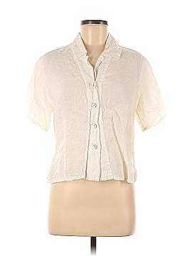 Flax Short Sleeve Button-Down Shirt (view 1)