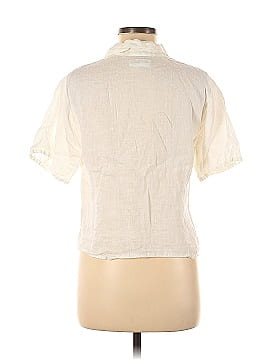 Flax Short Sleeve Button-Down Shirt (view 2)