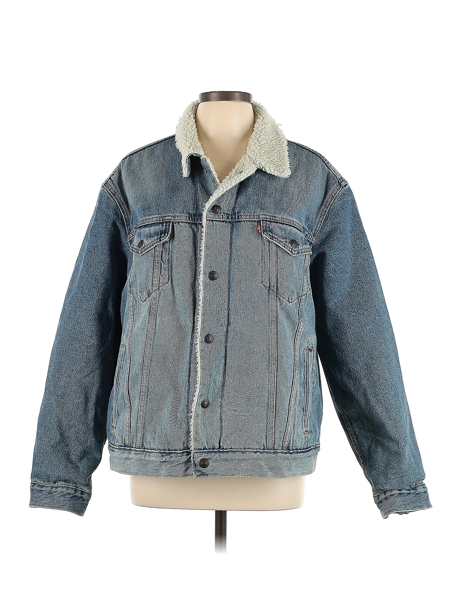 Levi's Blu Cotton Women Jacket