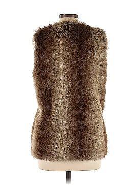 Trafaluc by Zara Faux Fur Vest (view 2)