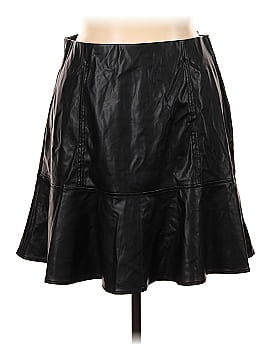 Ava & Viv Faux Leather Skirt (view 1)