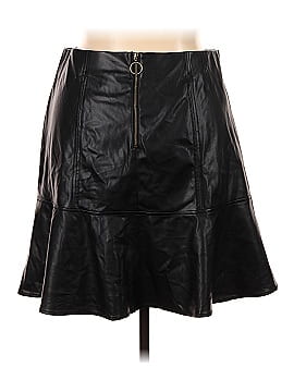 Ava & Viv Faux Leather Skirt (view 2)
