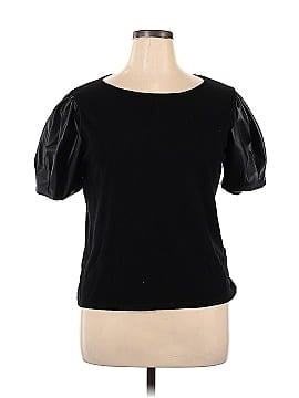 Sioni Faux Leather Top (view 1)