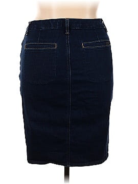 Jen7 by 7 For All Mankind Denim Skirt (view 2)