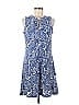 MICHAEL Michael Kors Paisley Batik Blue Casual Dress Size M - photo 1