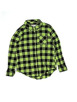 Justice Long Sleeve Button-Down Shirt (view 1)