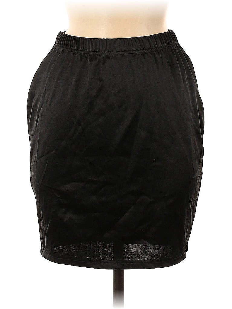 Pre-owned Unbranded Casual Skirt In Black