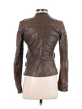 Aqua Leather Jacket (view 2)