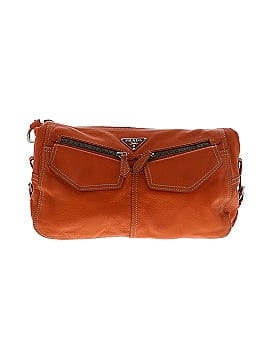 Prada Vitello Front Pockets Leather Shoulder Bag (view 1)