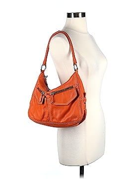 Prada Vitello Front Pockets Leather Shoulder Bag (view 2)