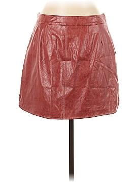 Greylin Faux Leather Skirt (view 2)