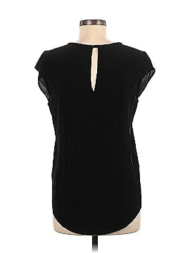 Trouve Short Sleeve Silk Top (view 2)