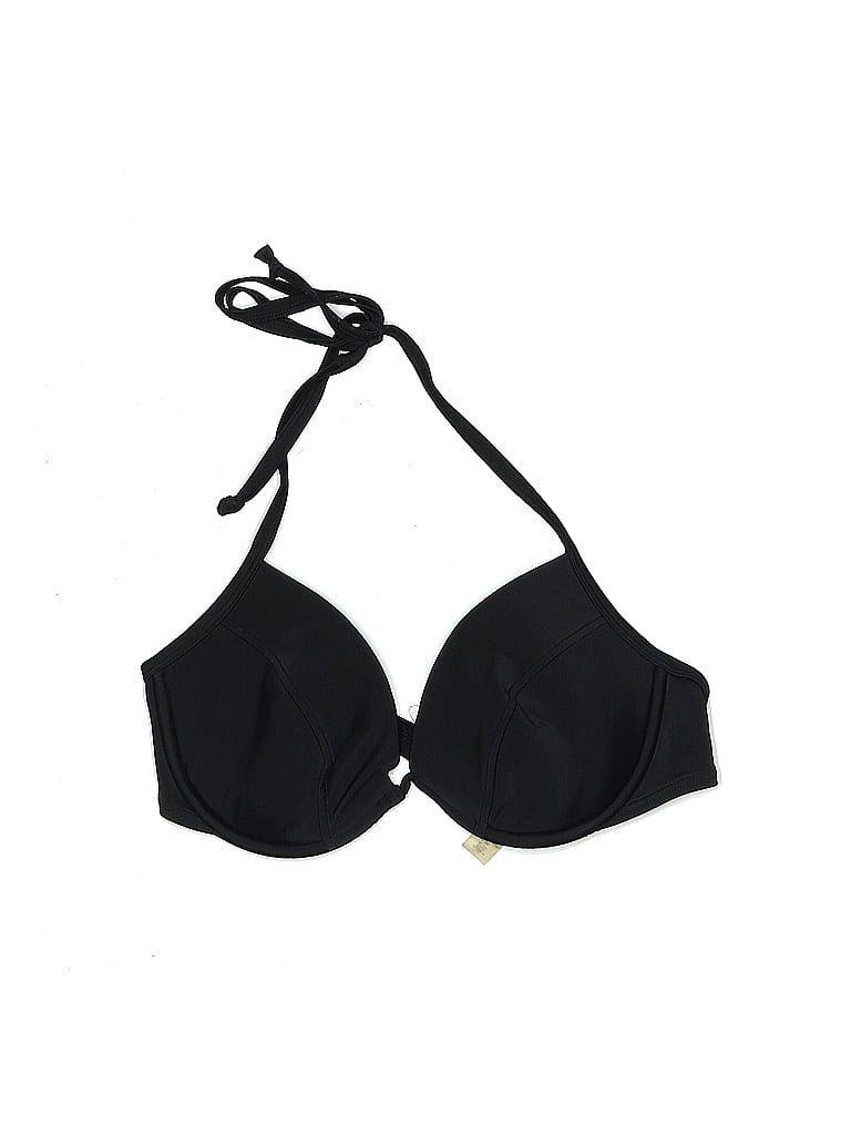Victoria's Secret 100% Spandex Black Swimsuit Top Size Lg (36C) - photo 1