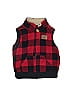 Carter's 100% Polyester Plaid Red Vest Size 9 mo - photo 1
